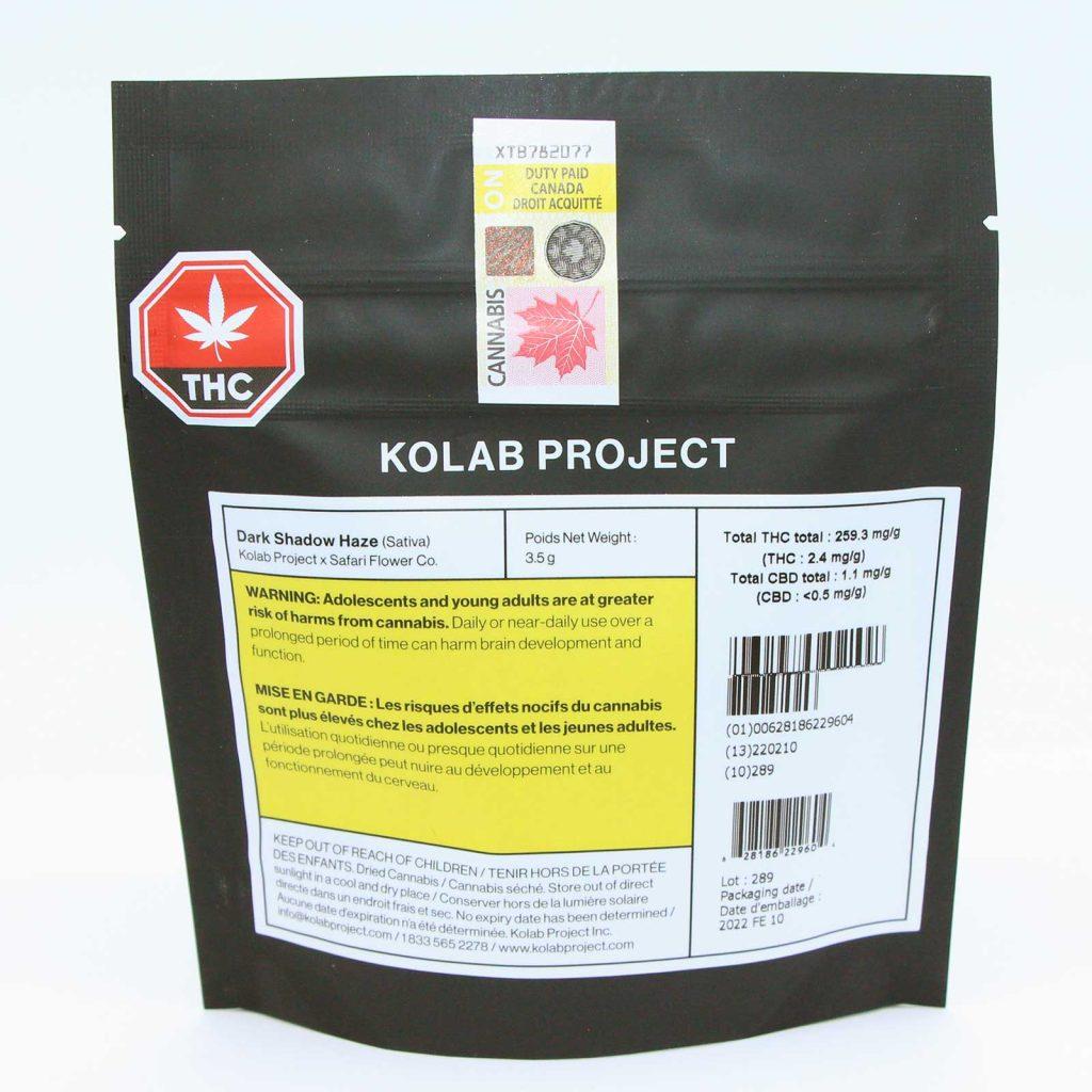 kolab project dark shadow haze review cannabis photos 1 merry jade
