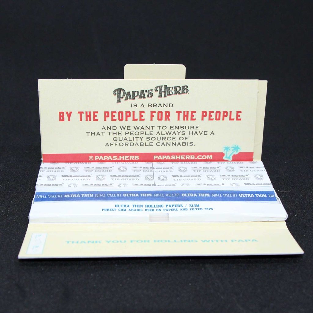 papas herb ultra thin king size rolling papers review photos 2 merry jade