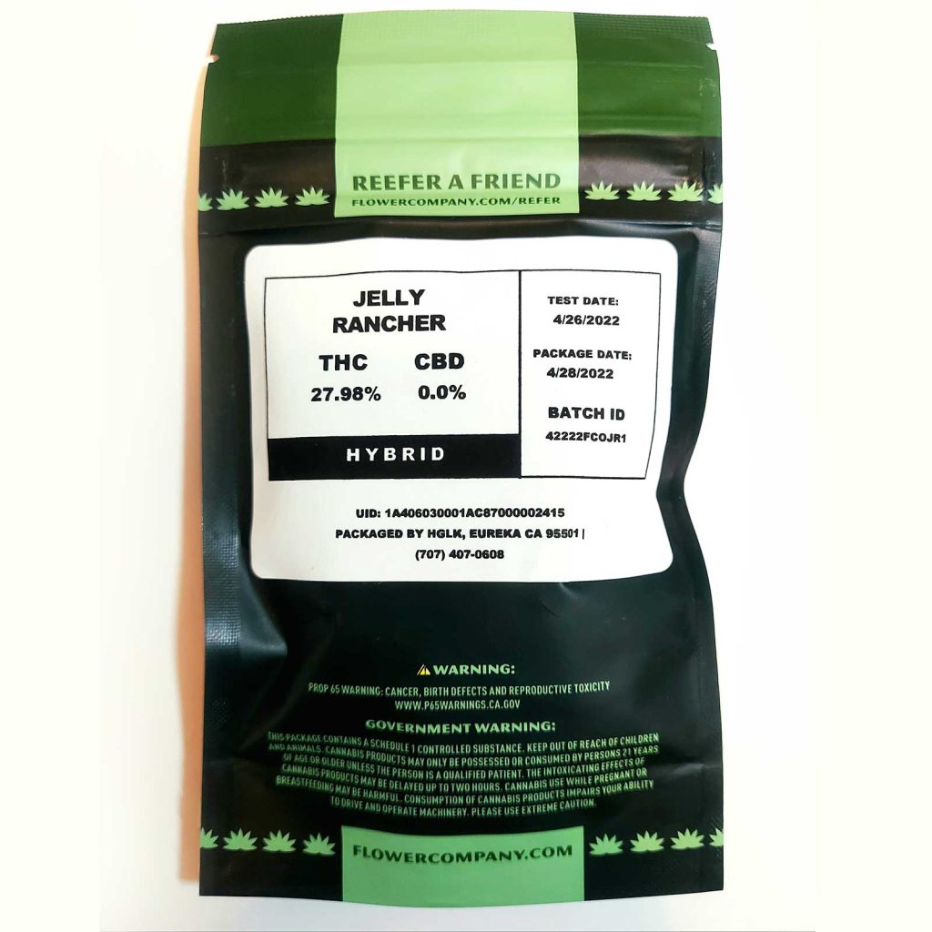 flower company jelly rancher review cannabis photos 2 merry jade
