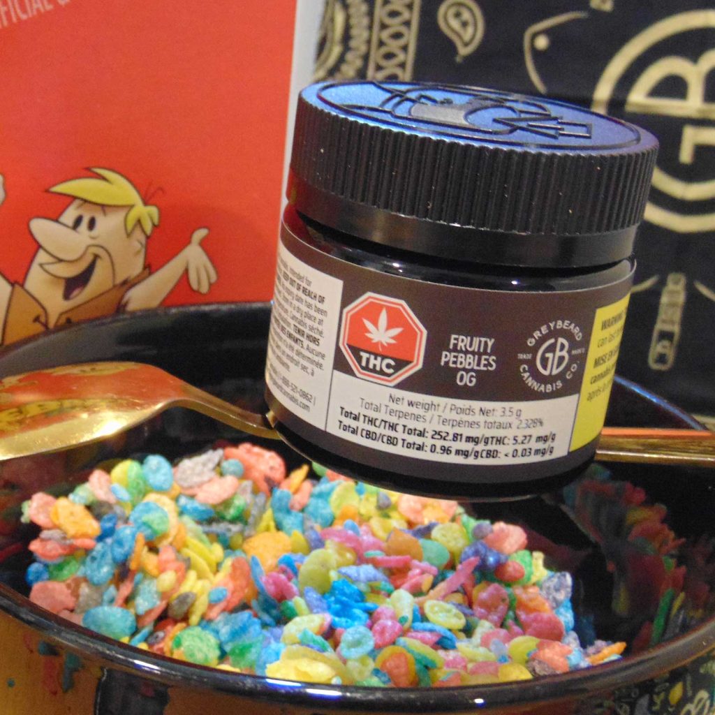 greybeard fruity pebbles og review cannabis photos 1 merry jade