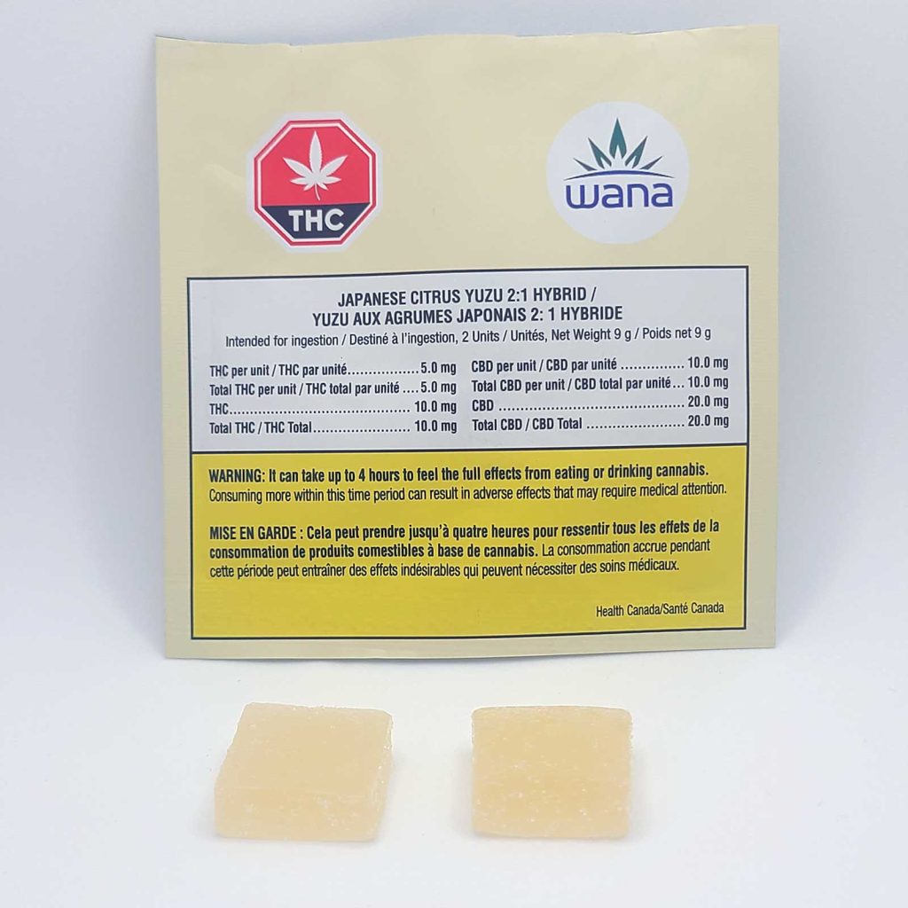 wana japanese citrus yuzu gummies review photos 2 merry jade