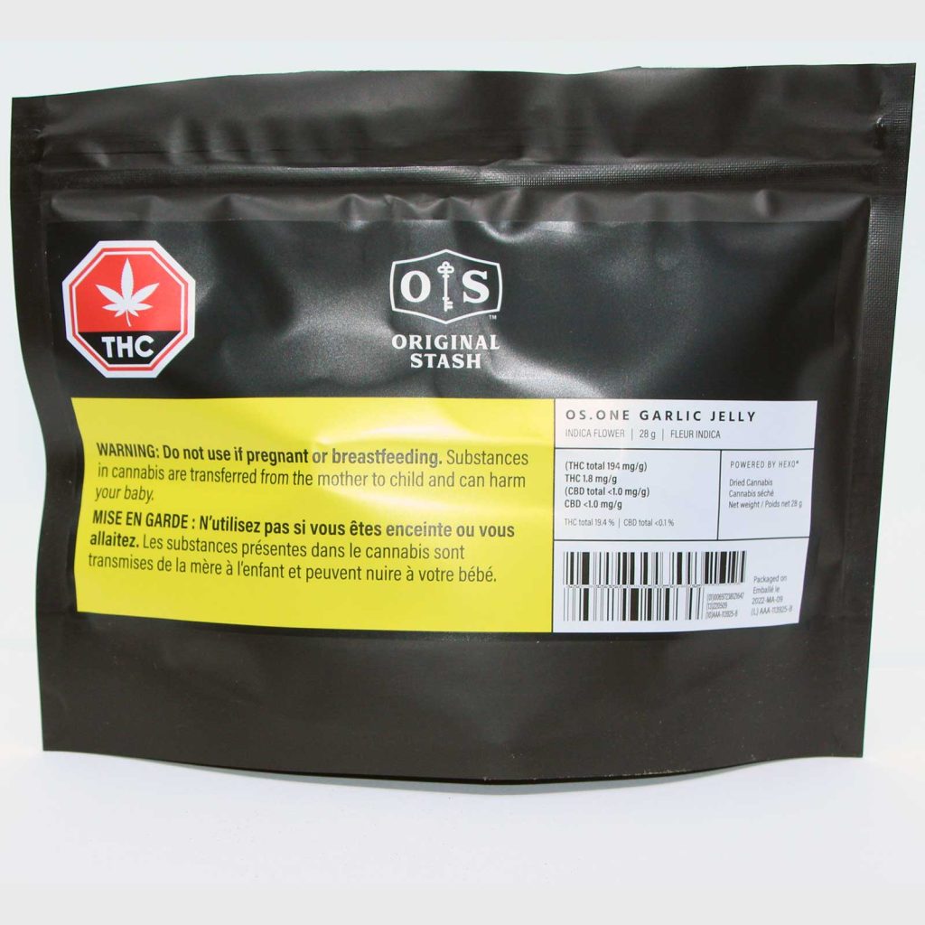 original stash os.one garlic jelly review cannabis photos 1 merry jade
