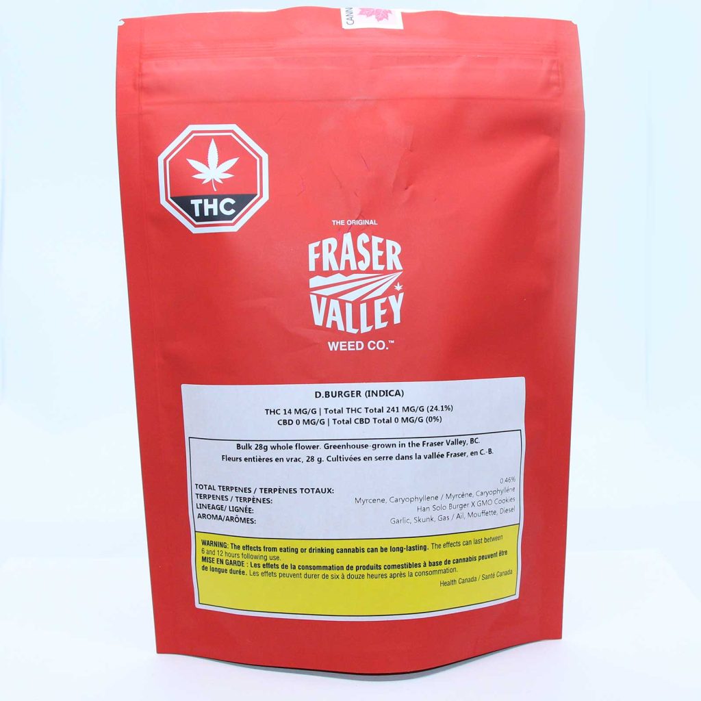 the original fraser valley weed co d burger review photos 1 merry jade