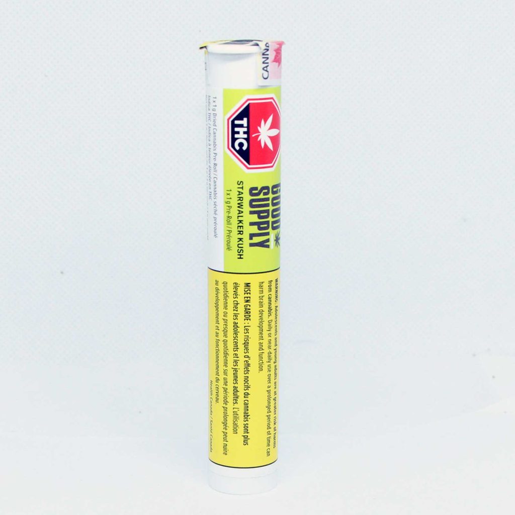 good supply starwalker kush pre roll review photos 1 merry jade