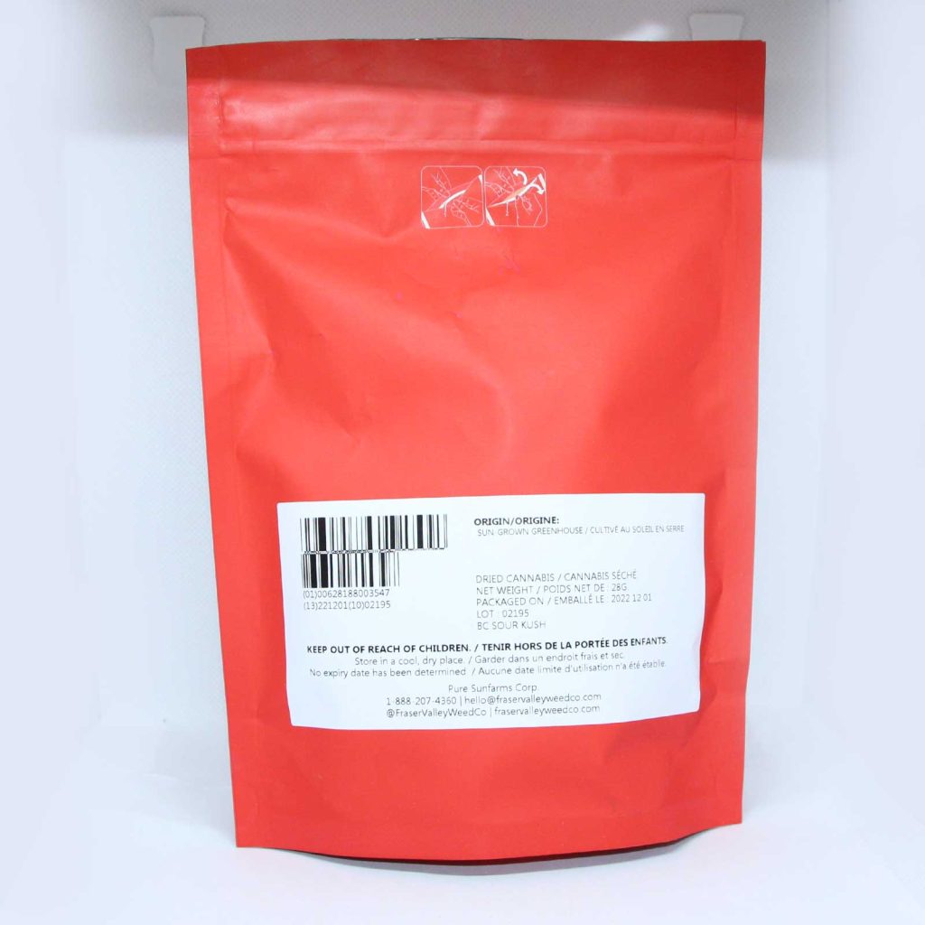 original fraser valley weed co bc sour kush review cannabis photos 2 merry jade