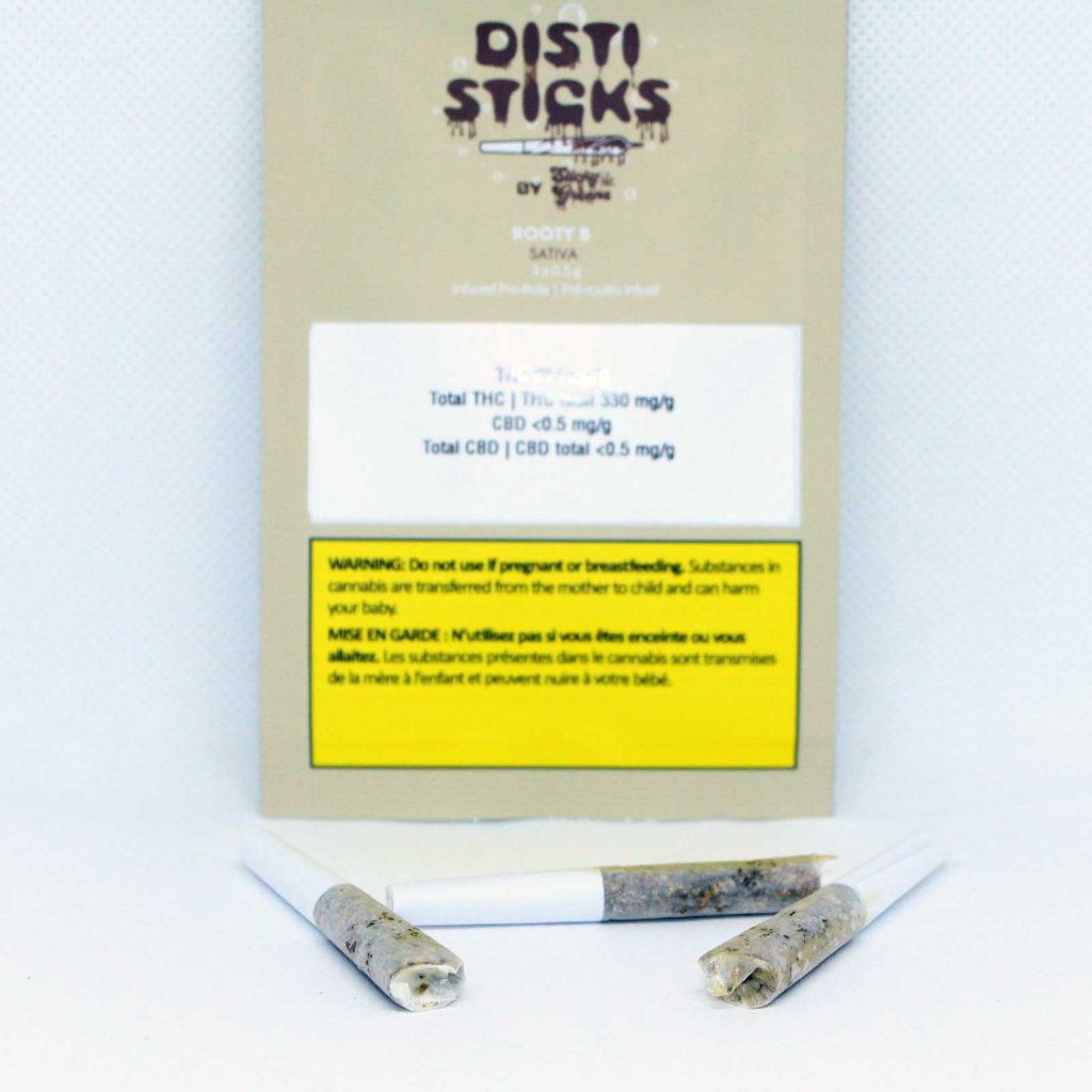sticky greens disti sticks rooty b review pre rolls 3 merry jade