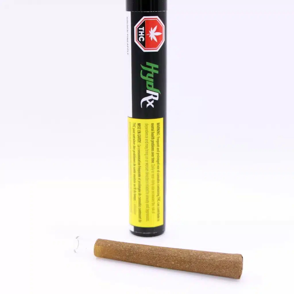 hydrx golden pineapple glass tip blunt review photos 3 merry jade