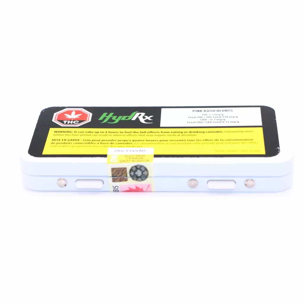 hydrx pink kush pre roll blunts review photos 1 merry jade