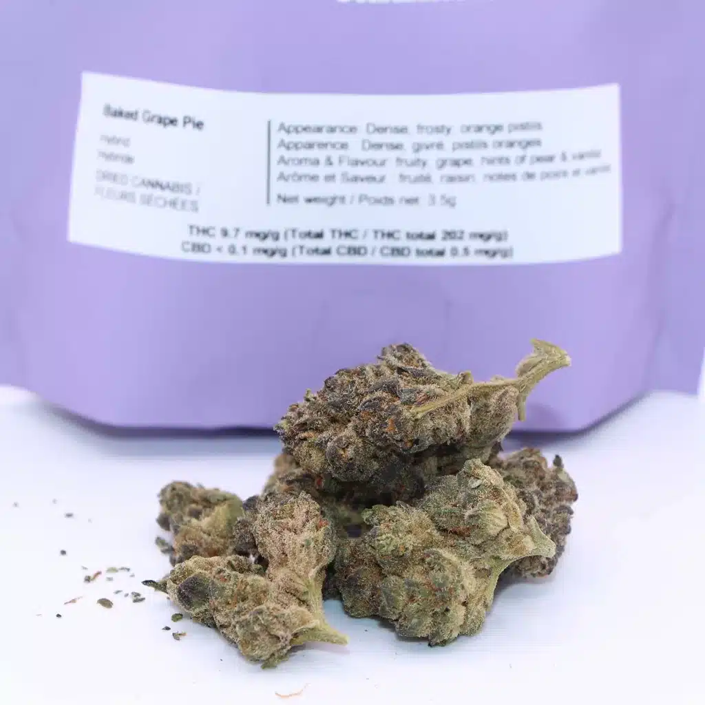 color cannabis baked grape pie review photos 3 merry jade