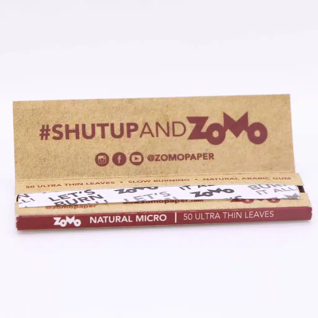 zomo natural micro rolling papers review 2 merry jade