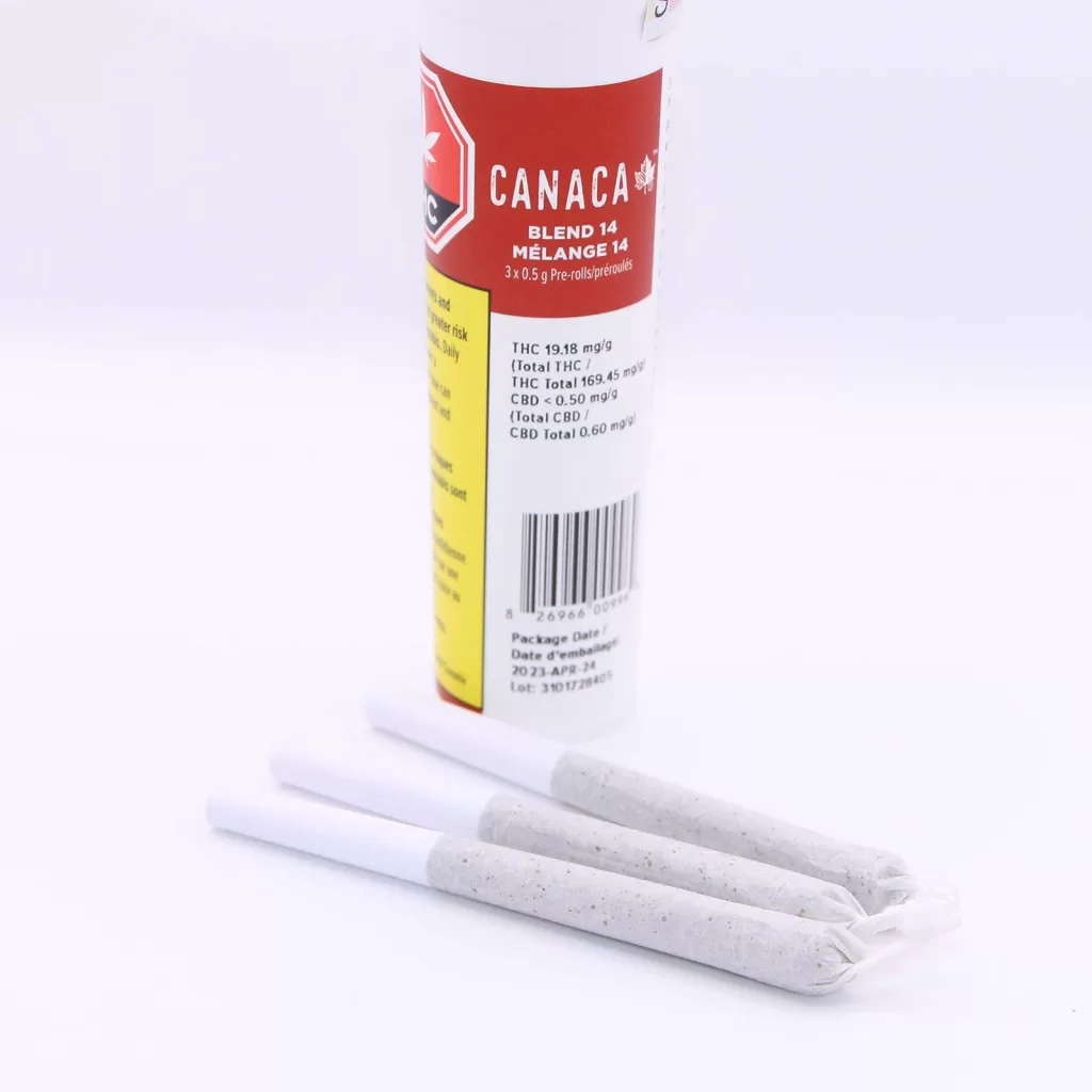 canaca blend 14 review prerolls 3 merry jade