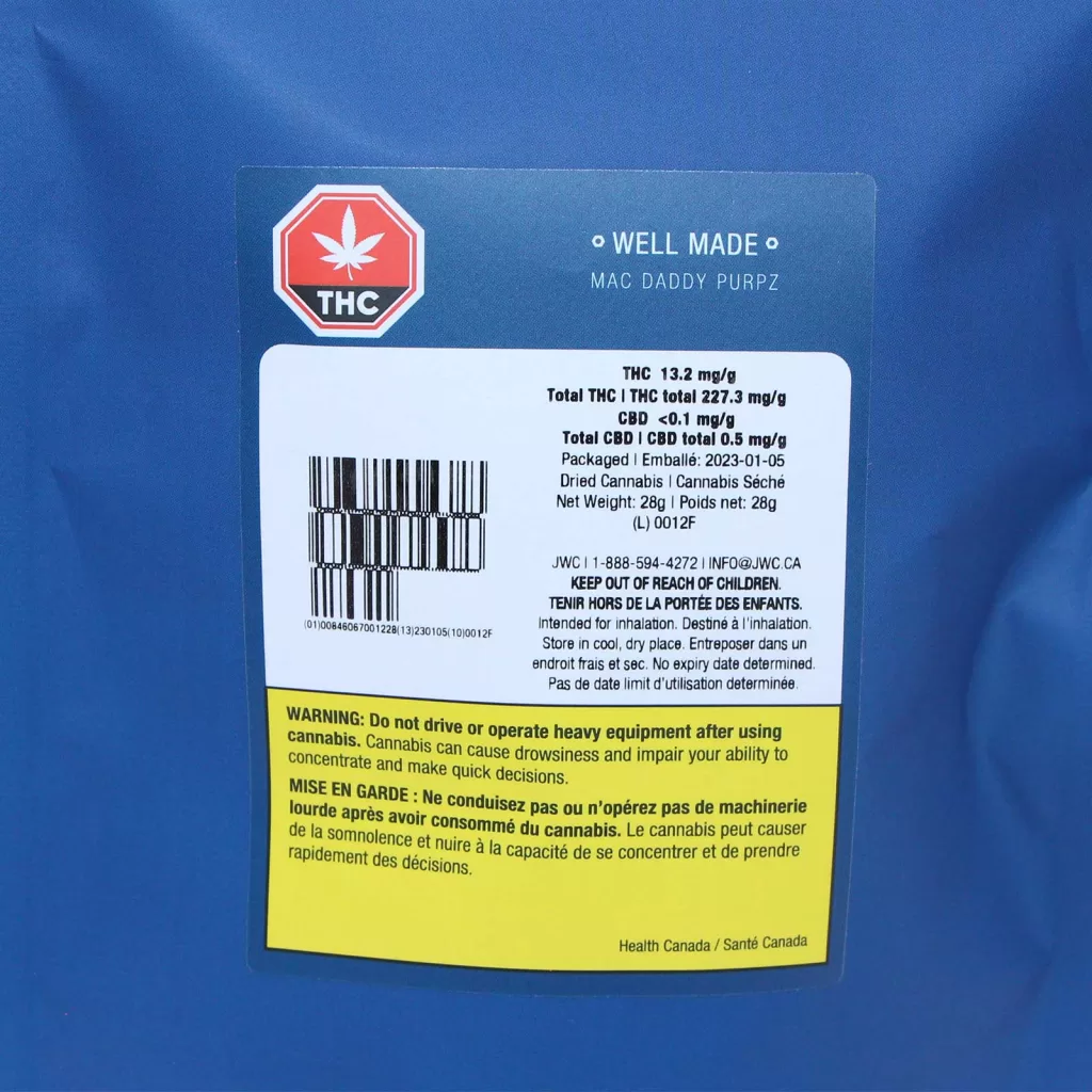 well made mac daddy purps review cannabis photos 2 merry jade