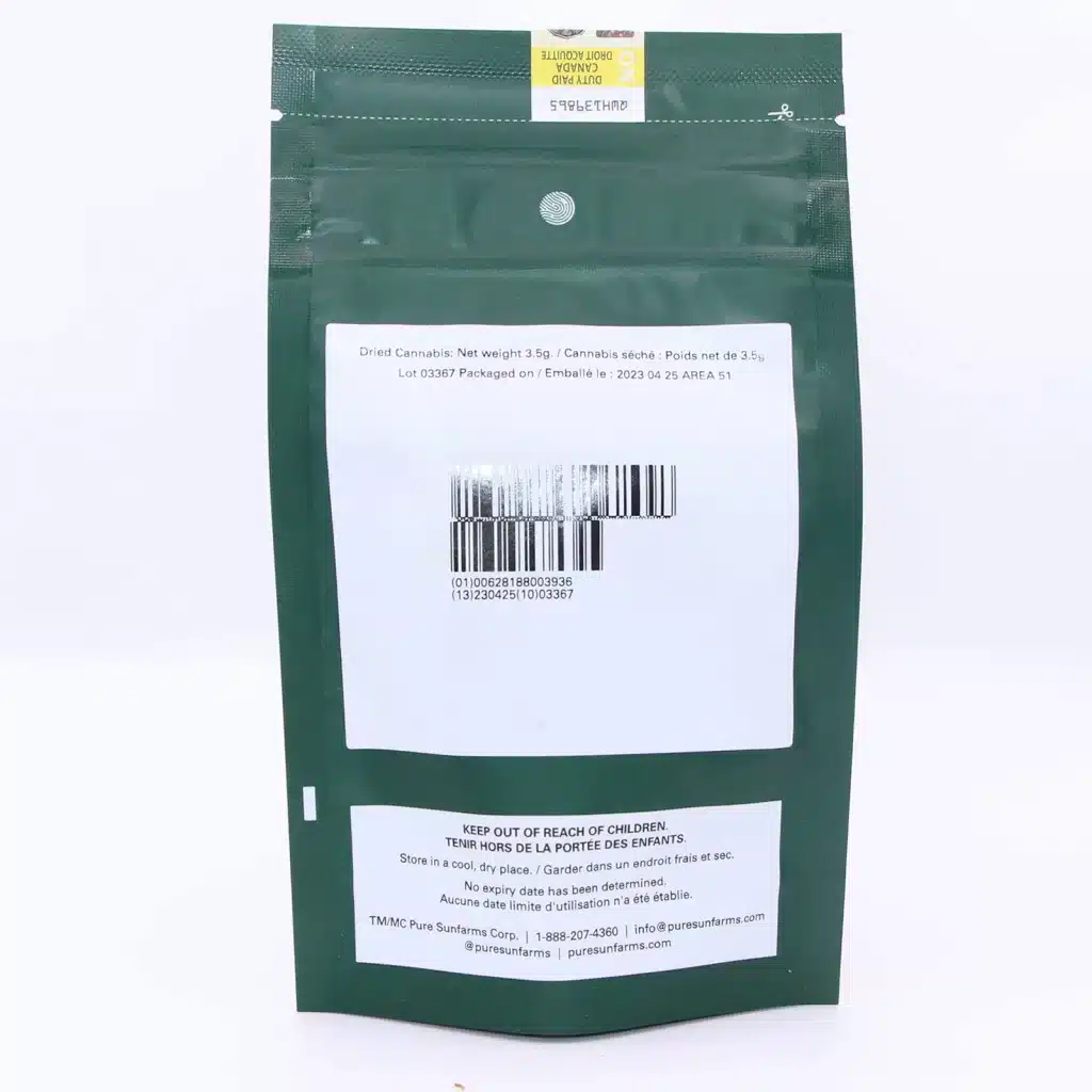 pure sunfarms area 51 review cannabis photos 2 merry jade