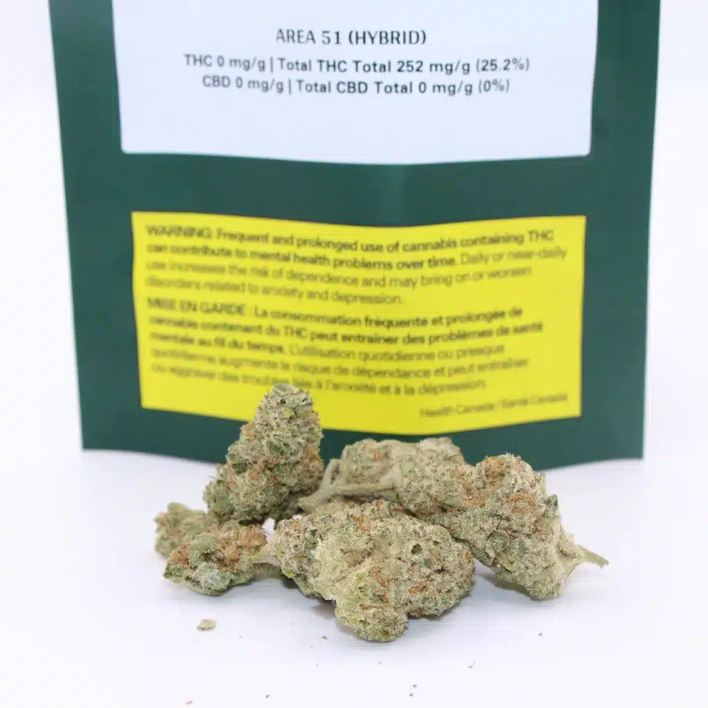 pure sunfarms area 51 review cannabis photos 3 merry jade