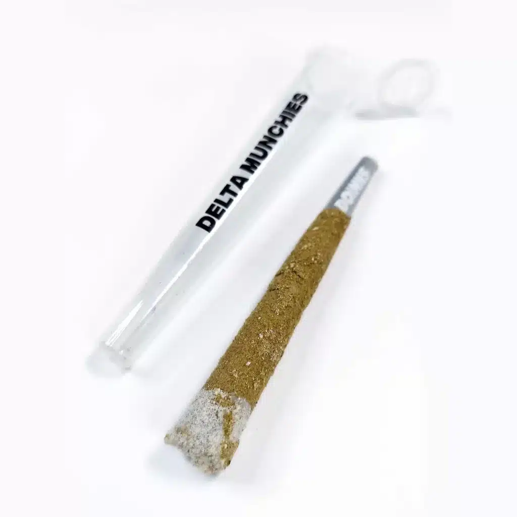 delta munchies double doinks glazed donut pre rolls review 4 merry jade