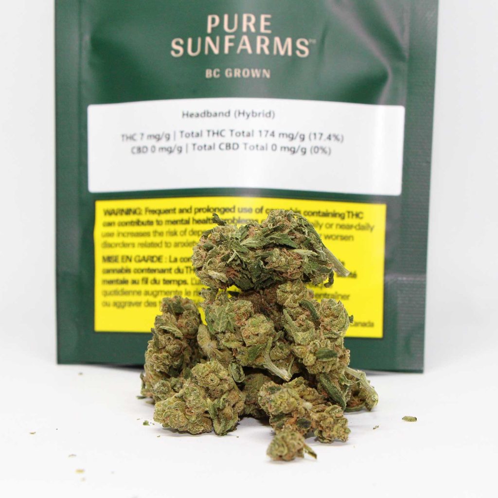pure sunfarms headband review cannabis photos 2