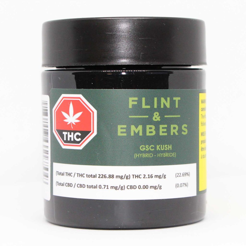 flint and embers gsc kush review cannabis photos 1 cannibros