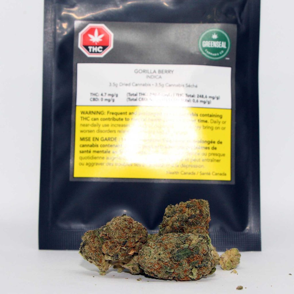 greenseal gorilla berry review cannabis photos 2 cannibros