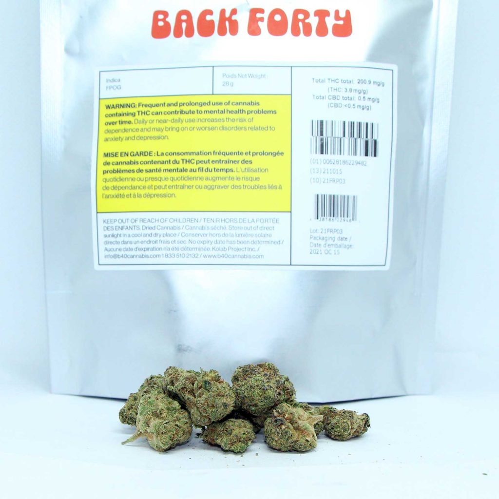 back forty fruity pebbles og review cannabis photos 2 cannibros