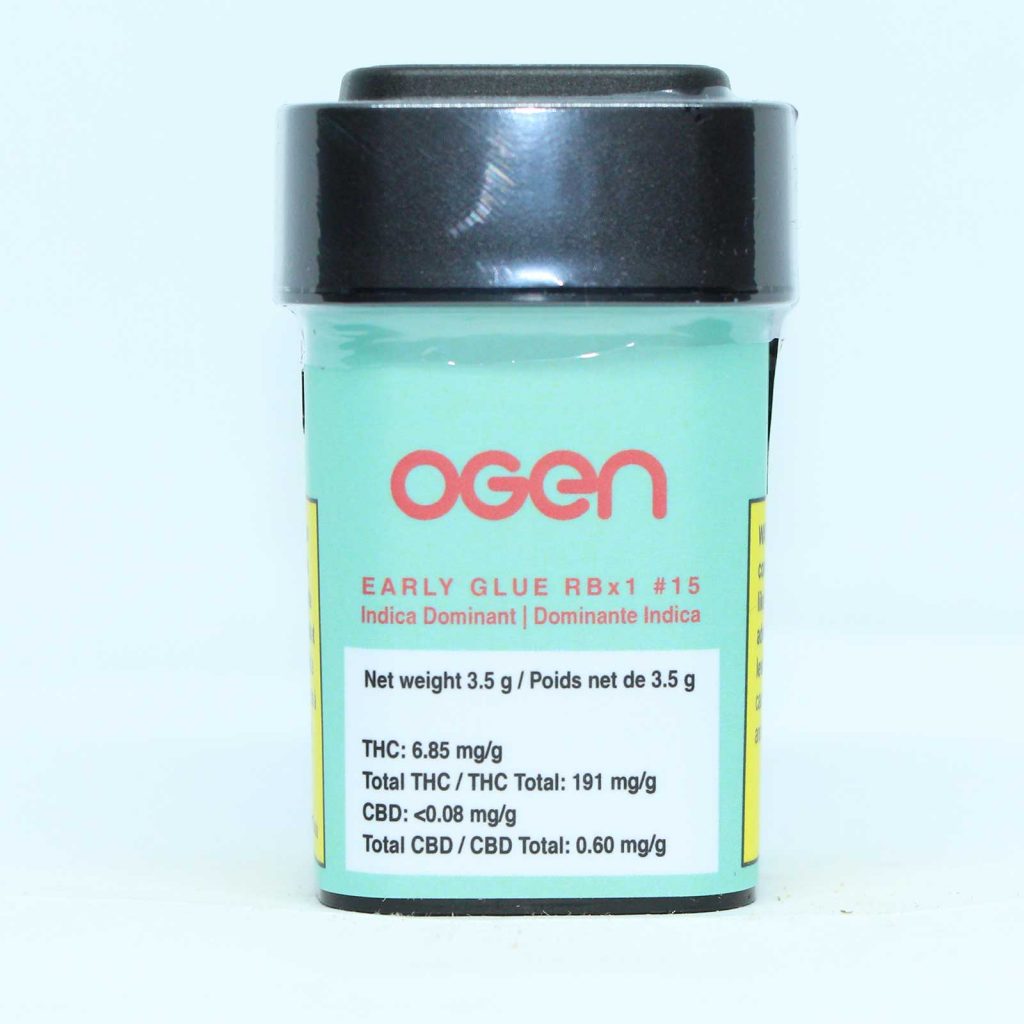 ogen early glue review cannabis photos 1 cannibros