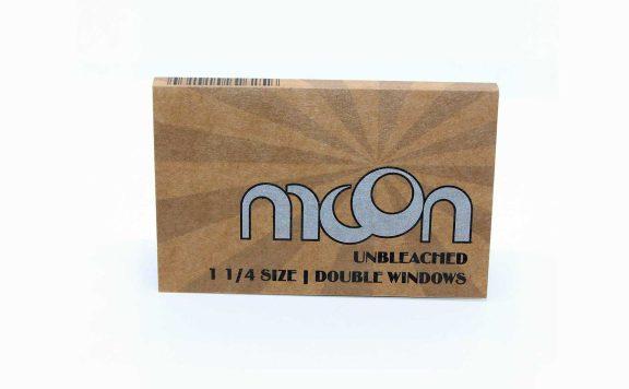moon 1 14 unbleached rolling papers review photos 4 merry jade