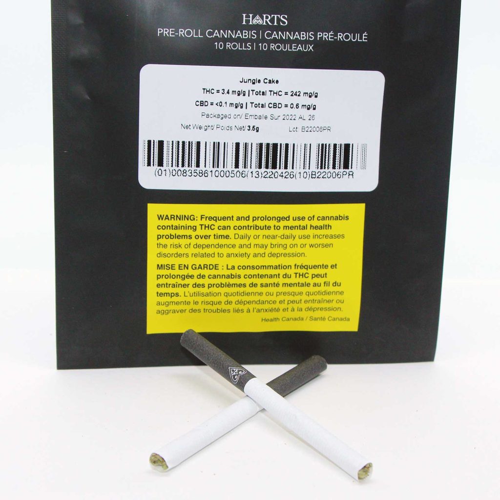 harts jungle cake pre rolls review photos 2 merry jade