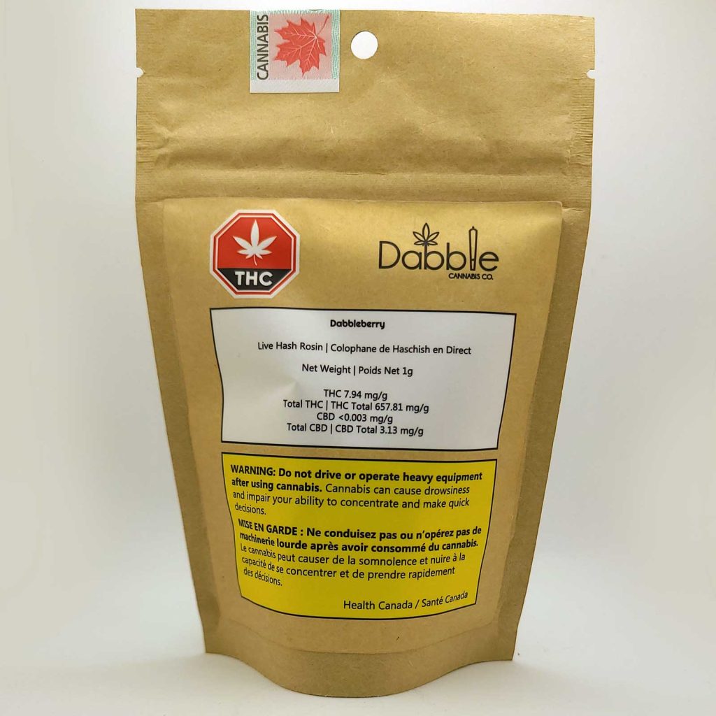 dabble dabbleberry live hash rosin review photos 1 merry jade