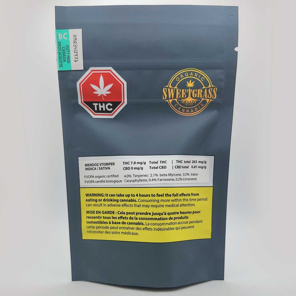 sweetgrass cannabis mendoz stomper review photos 1 merry jade