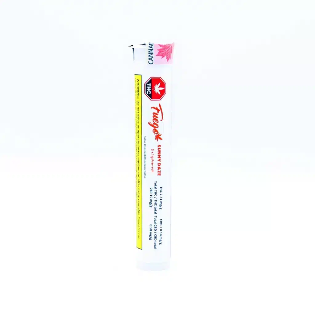 fuego sunny daze pre rolls review photos 1 merry jade